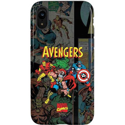 Marvel Classic Comics Avengers Assemble iPhone XR Pro Case