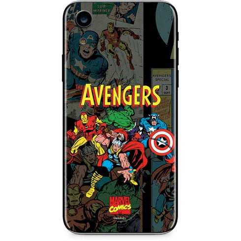 Marvel Classic Comics Avengers Assemble iPhone XR Skin
