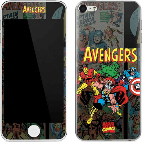 Marvel Classic Comics Avengers Assemble Apple iPod Skin
