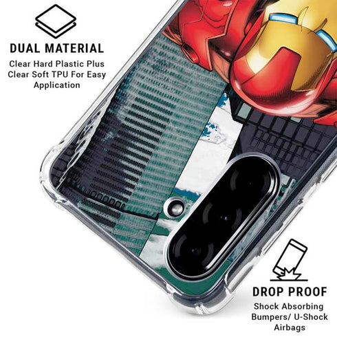 Marvel Avengers Assemble Iron Man Galaxy A36 5G Clear Case