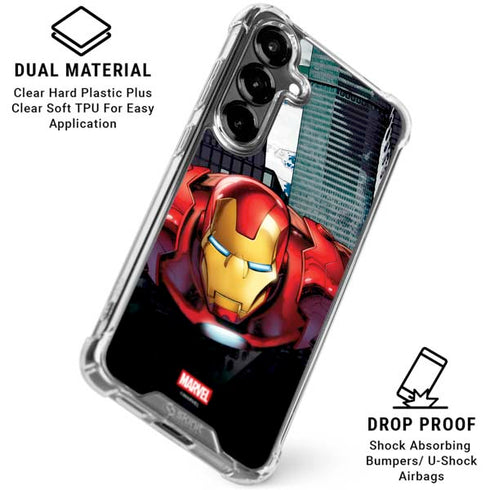 Marvel Avengers Assemble Iron Man Galaxy S26 Clear Case