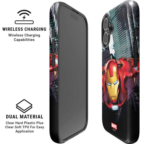 Marvel Avengers Assemble Iron Man iPhone 16 Plus Magsafe Impact Case