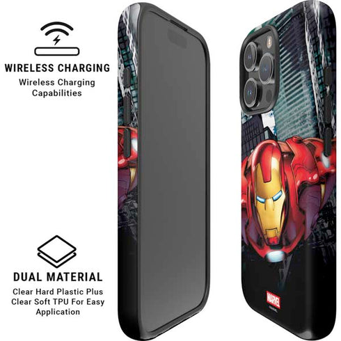 Marvel Avengers Assemble Iron Man iPhone 16 Pro Max Magsafe Impact Case
