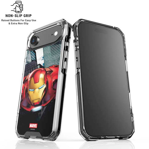 Marvel Avengers Assemble Iron Man iPhone 17 Air Clear Case