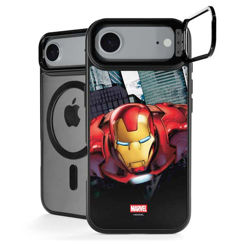 Marvel Avengers Assemble Iron Man iPhone 17 Air Kickstand Case