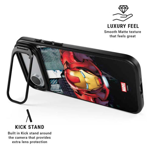 Marvel Avengers Assemble Iron Man iPhone 17 Air Kickstand Case