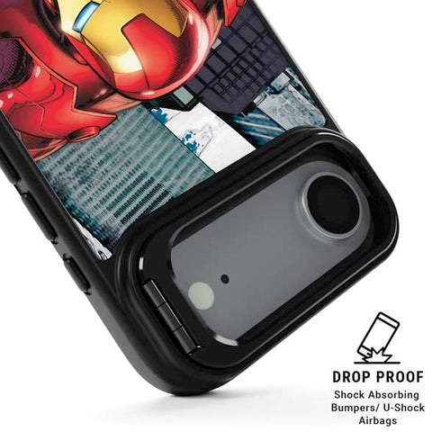 Marvel Avengers Assemble Iron Man iPhone 17 Air Kickstand Case