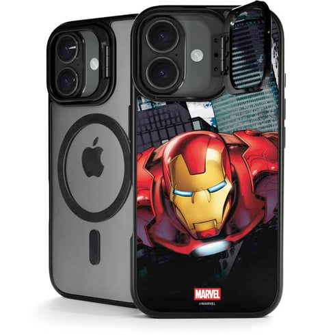 Marvel Avengers Assemble Iron Man iPhone 17 Kickstand Case