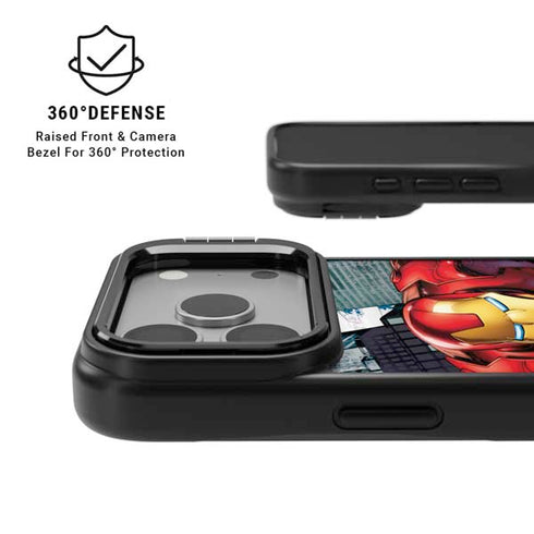 Marvel Avengers Assemble Iron Man iPhone 17 Pro Kickstand Case