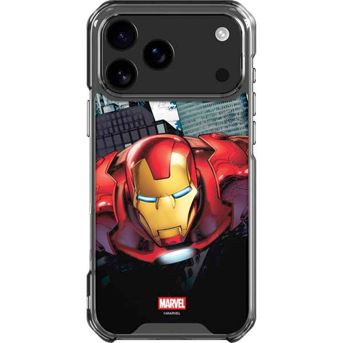Marvel Avengers Assemble Iron Man iPhone 17 Pro Max Clear Case