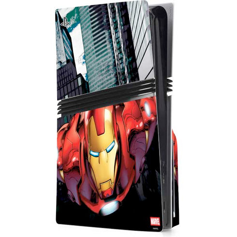 Marvel Avengers Assemble Iron Man PS5 Pro Disk Console Skin