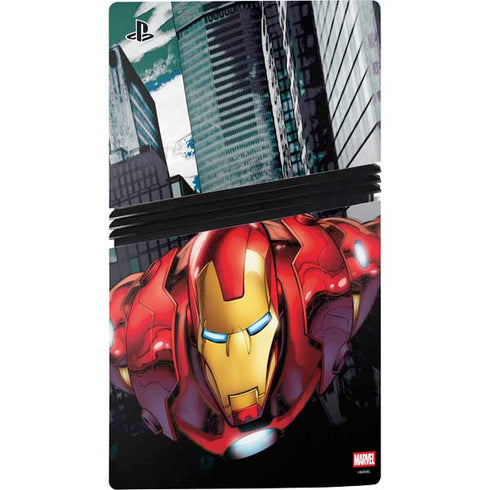 Marvel Avengers Assemble Iron Man PS5 Pro Disk Console Skin