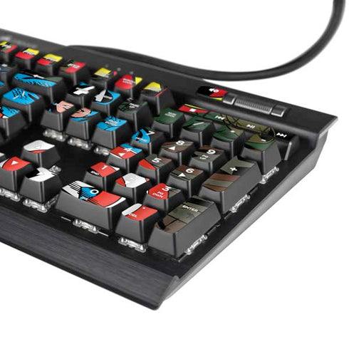 Marvel Classic Comics Avengers Assemble K95 RGB PLATINUM Mechanical Gaming Keyboard Skin