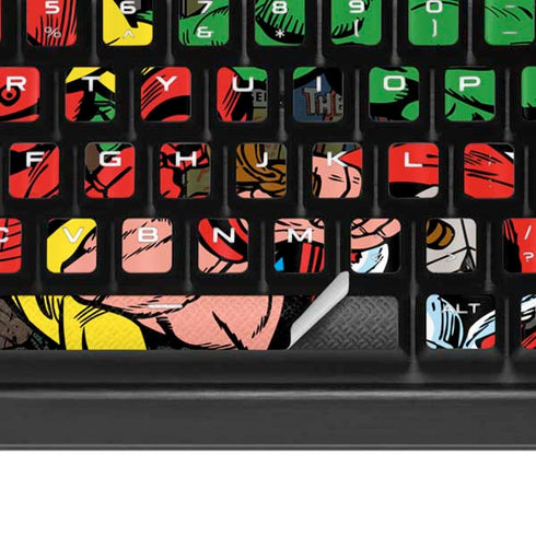 Marvel Classic Comics Avengers Assemble K95 RGB PLATINUM Mechanical Gaming Keyboard Skin