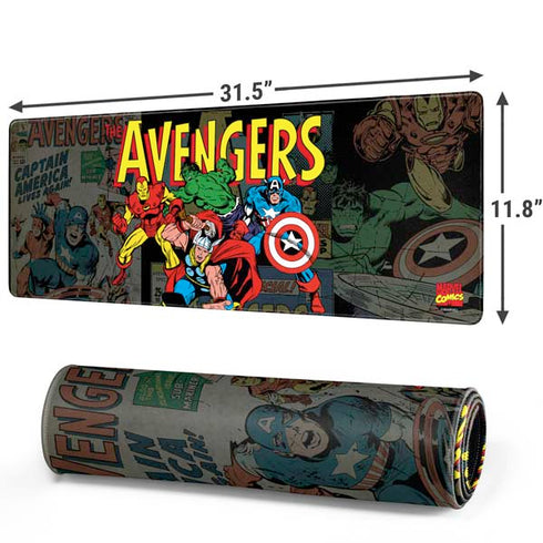 Marvel Classic Comics Avengers Assemble Gaming Mouse Pad