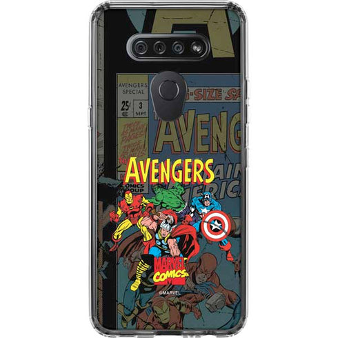 Marvel Classic Comics Avengers Assemble LG K51/Q51 Clear Case