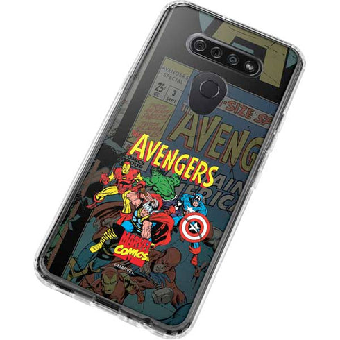 Marvel Classic Comics Avengers Assemble LG K51/Q51 Clear Case