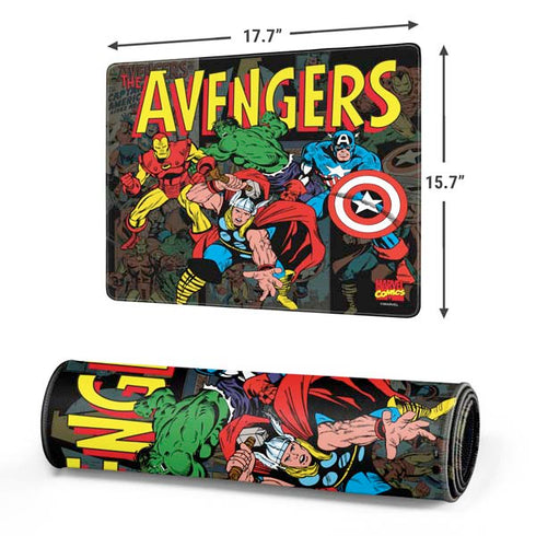 Marvel Classic Comics Avengers Assemble Gaming Mouse Pad