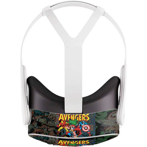 Marvel Classic Comics Avengers Assemble Meta Quest 3S Skin