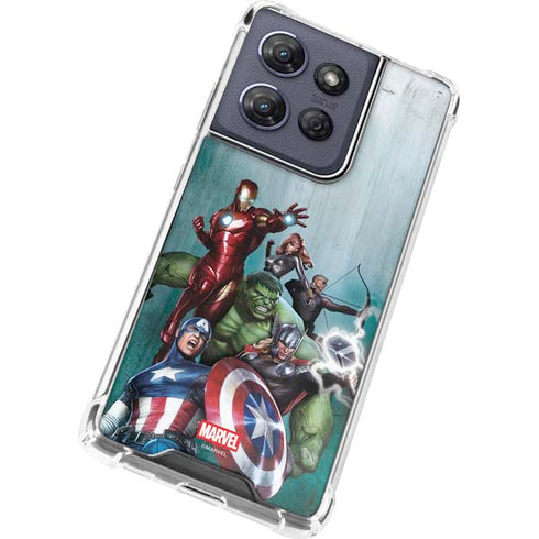 Marvel Avengers Assemble Moto G Power 5G (2025) Clear Case
