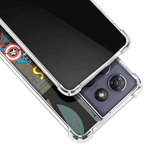 Marvel Classic Comics Avengers Assemble Moto G Power 5G (2025) Clear Case