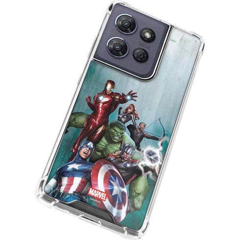 Marvel Avengers Assemble Moto G Stylus 5G (2025) Clear Case