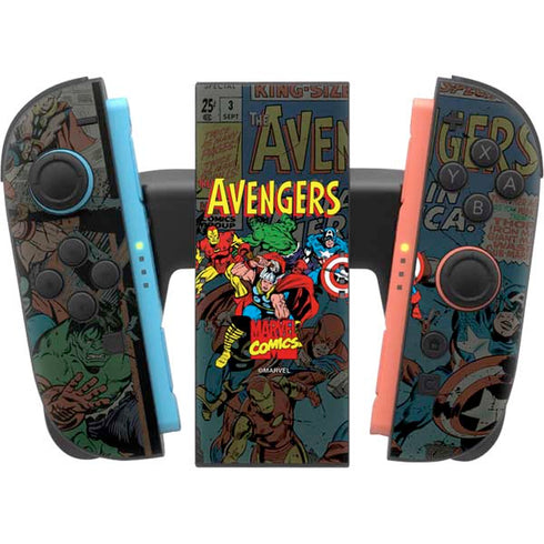 Marvel Classic Comics Avengers Assemble Nintendo Switch 2 (2025) Joy-Con Controller Skin