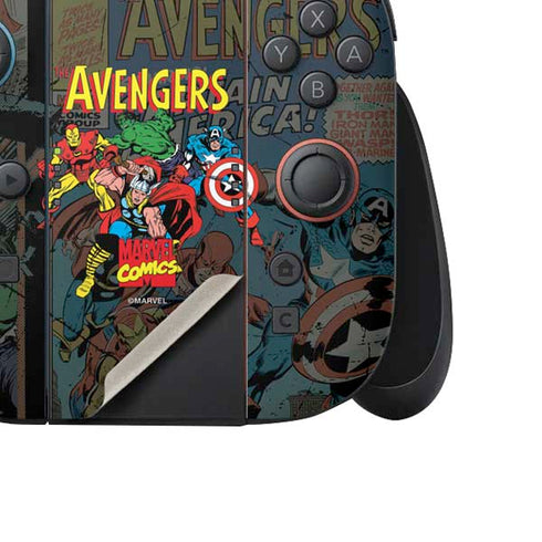 Marvel Classic Comics Avengers Assemble Nintendo Switch 2 (2025) Joy-Con Controller Skin