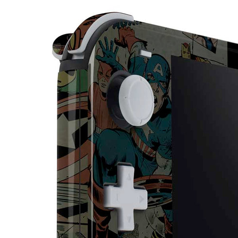 Marvel Classic Comics Avengers Assemble Nintendo Switch Lite Skin