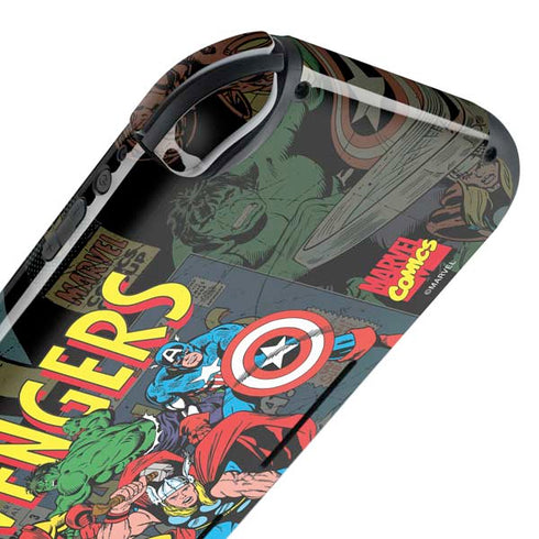 Marvel Classic Comics Avengers Assemble Nintendo Switch Lite Skin