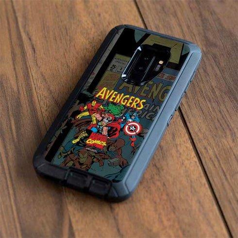 Marvel Classic Comics Avengers Assemble Otterbox Defender Galaxy Skin