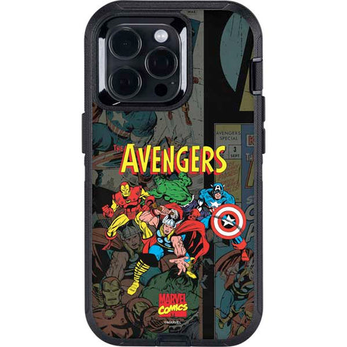Marvel Classic Comics Avengers Assemble Otterbox Defender iPhone Skin