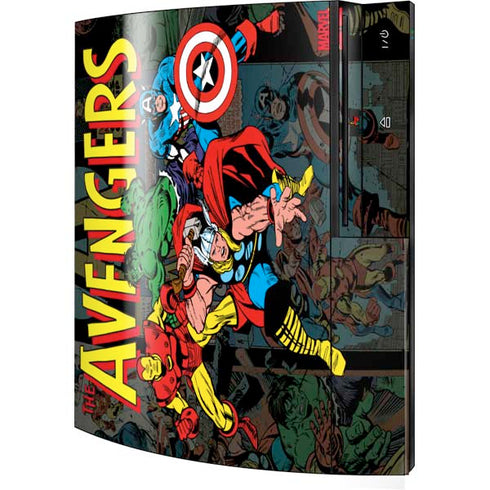 Marvel Classic Comics Avengers Assemble Playstation 3 & PS3 Skin