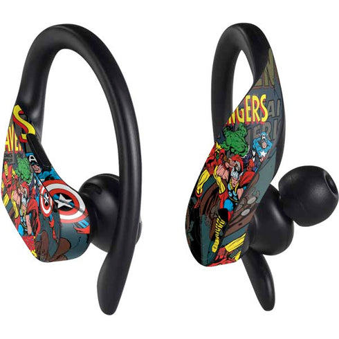 Marvel Classic Comics Avengers Assemble PowerBeats Pro Skin