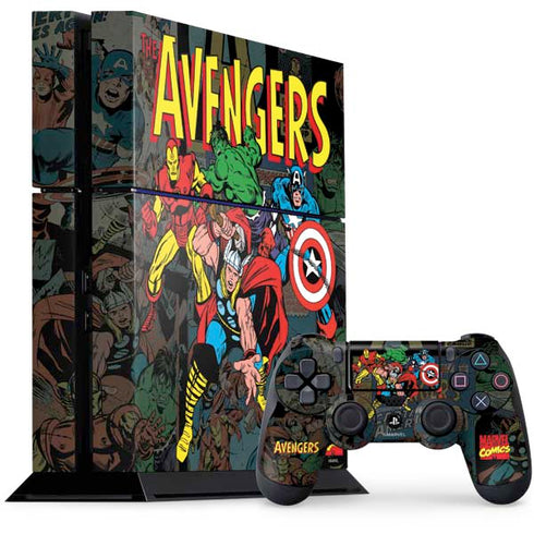Marvel Classic Comics Avengers Assemble PlayStation PS4 Skins