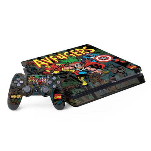 Marvel Classic Comics Avengers Assemble PlayStation PS4 Skins