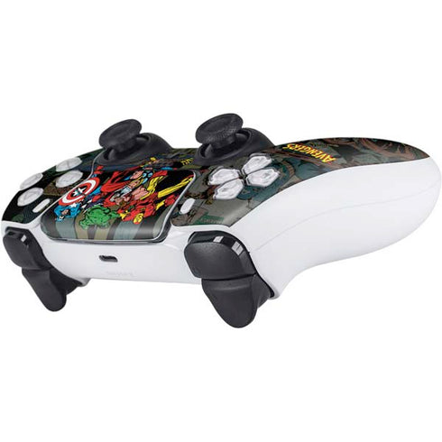 Marvel Classic Comics Avengers Assemble PS5 Controller Skin