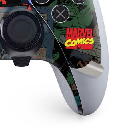 Marvel Classic Comics Avengers Assemble PS5 DualSense Edge Pro Controller Skin