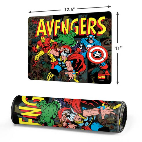 Marvel Classic Comics Avengers Assemble Gaming Mouse Pad