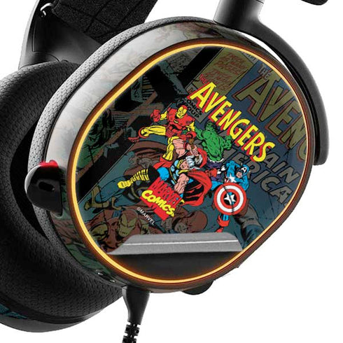 Marvel Classic Comics Avengers Assemble SteelSeries Arctis 5 Skin