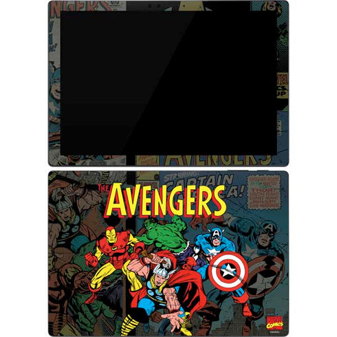 Marvel Classic Comics Avengers Assemble Surface Pro 7 Skin