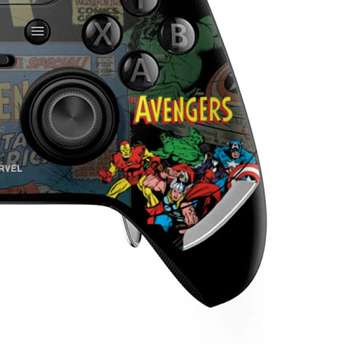 Marvel Classic Comics Avengers Assemble Xbox One Elite Controller Skin
