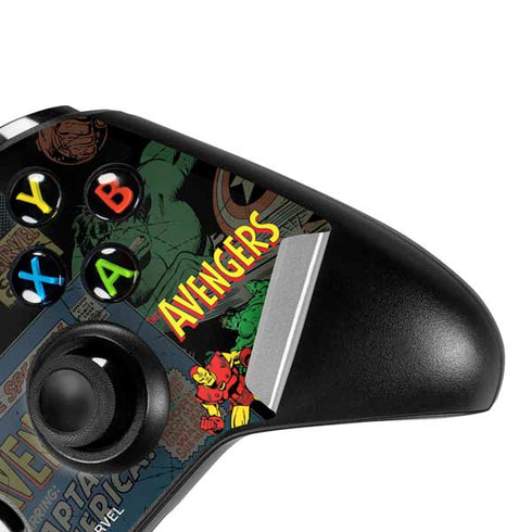 Marvel Classic Comics Avengers Assemble Xbox One X Controller Skin
