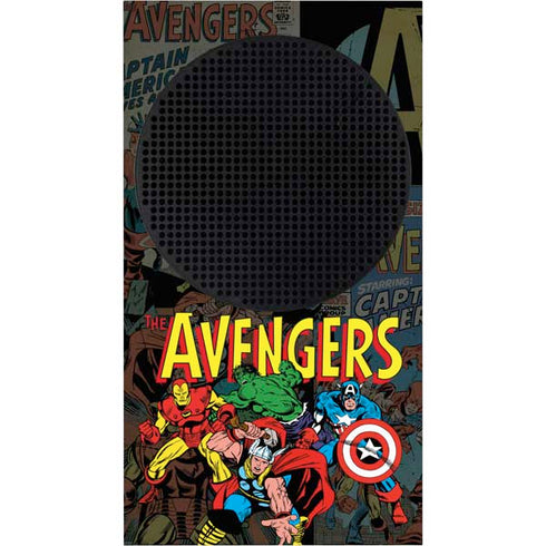 Marvel Classic Comics Avengers Assemble Xbox Series S Console Skin