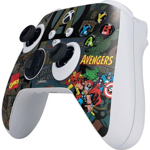 Marvel Classic Comics Avengers Assemble Xbox Series S Controller Skin