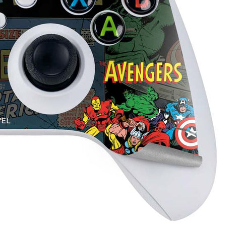 Marvel Classic Comics Avengers Assemble Xbox Series S Controller Skin