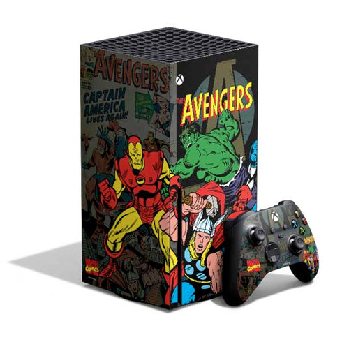 Marvel Classic Comics Avengers Assemble Xbox Series X Skins