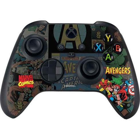 Marvel Classic Comics Avengers Assemble Xbox Series X Controller Skin