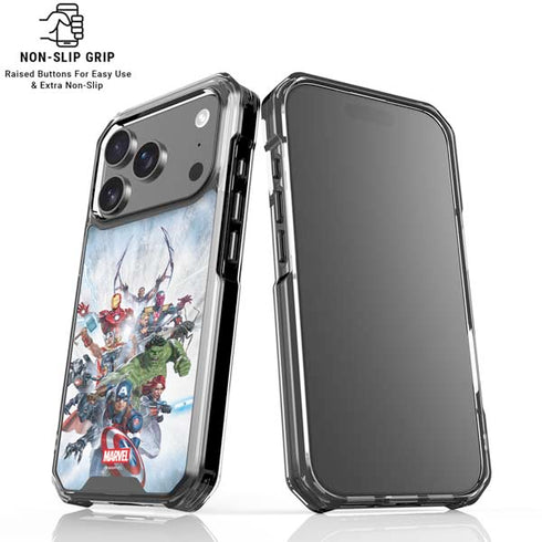 Marvel Avengers Assembled iPhone 18 Pro Clear Case