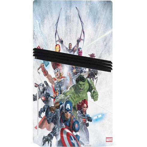 Marvel Avengers Assembled PS5 Pro Disk Console Skin